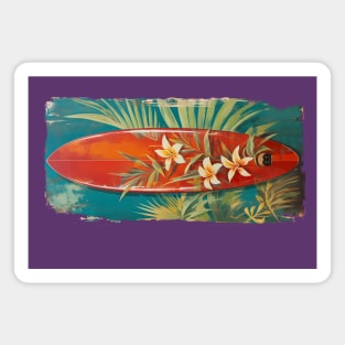 A Vintage Surfboard Magnet